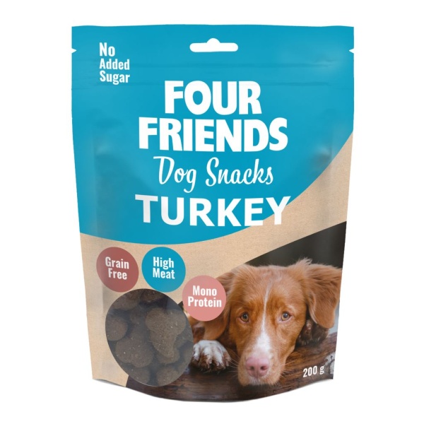 Four Friends Dog Snacks Turkey 200 g