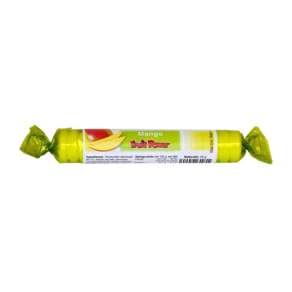 Fruit Power Druvsocker Mango 17 tabletter