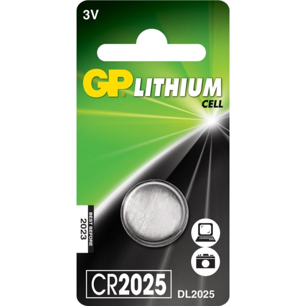 GP Lithium CR2025 Knappcellsbatteri 1 st