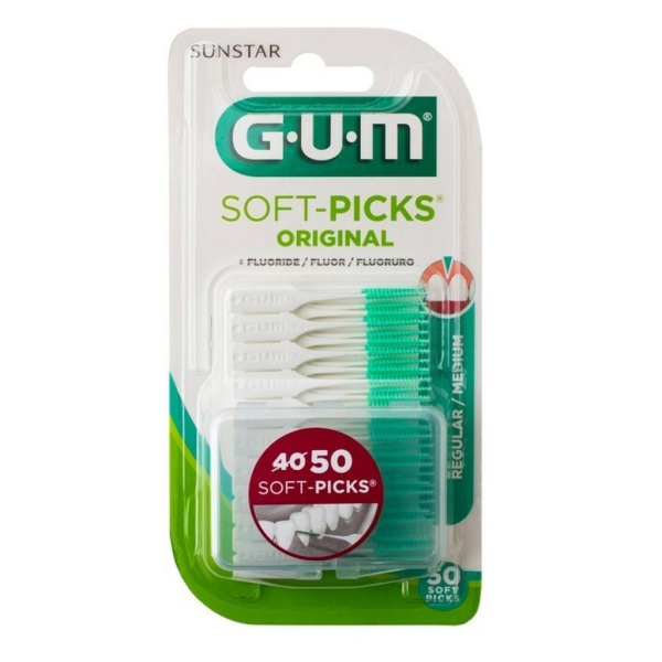 GUM Soft-picks original regular/medium 50 st