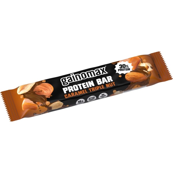 Gainomax Protein Bar Caramel Triple Nut 60 g