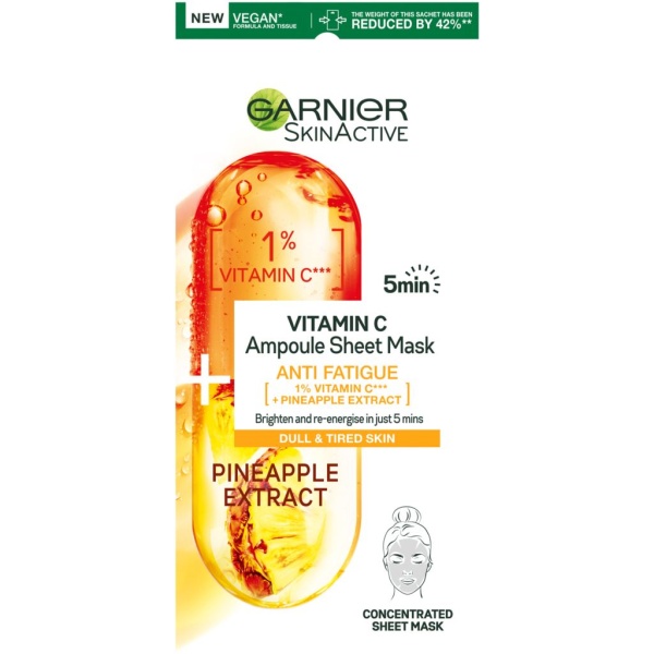 Garnier Skin Active Vitamin Cg ampul tissue mask 15 g