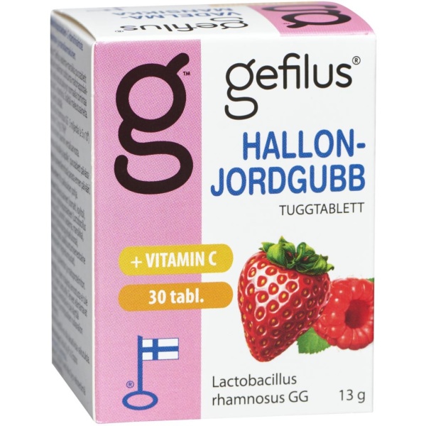Gefilus Hallon-Jordgubb + Vitamin C 13 g