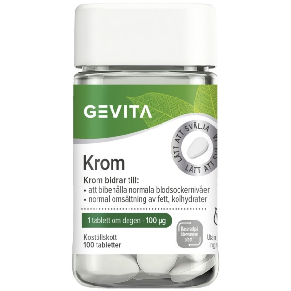 Gevita Kromtabletter 100 st