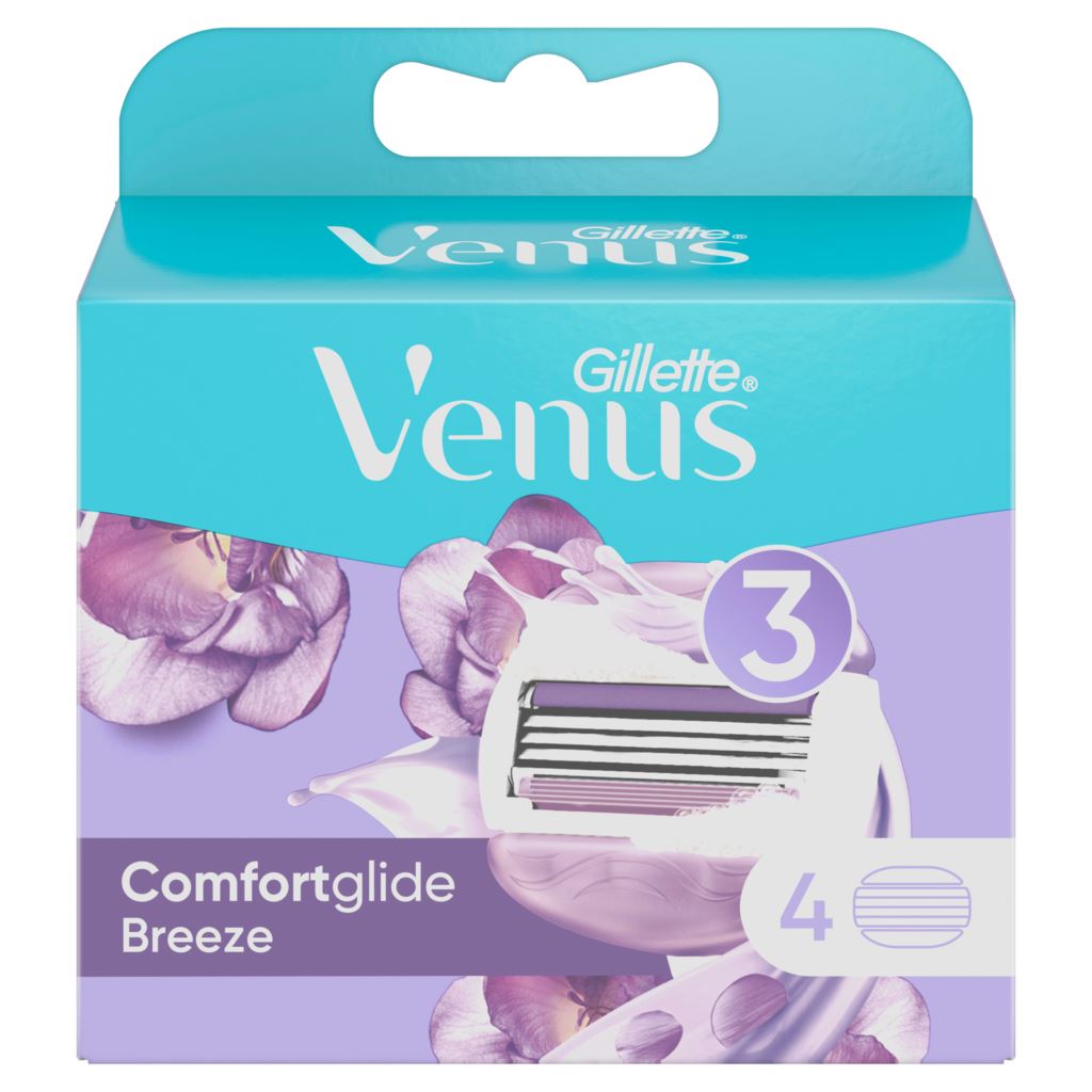 Gilette Venus ComfortGlide Breeze Rakblad 4 st