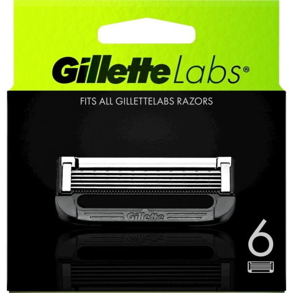 Gillette Labs Rakbladsrefiller 6 st