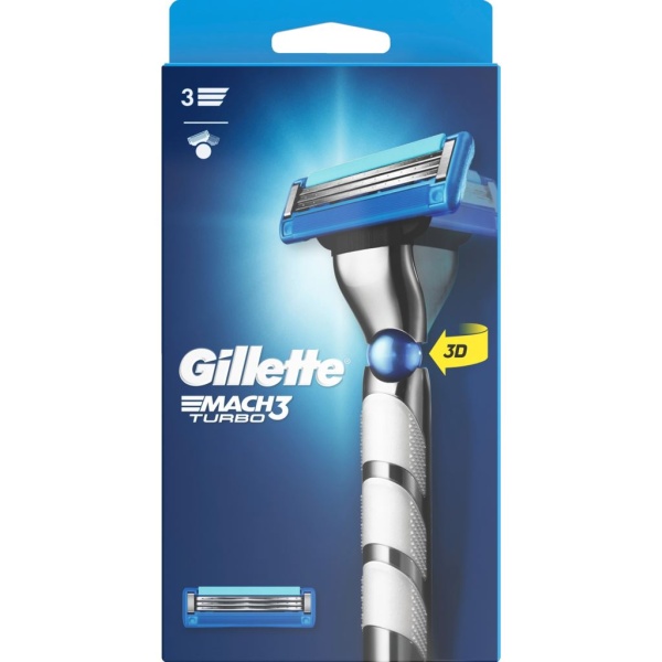 Gillette Mach3 Turbo Rakhyvel Män 1 st