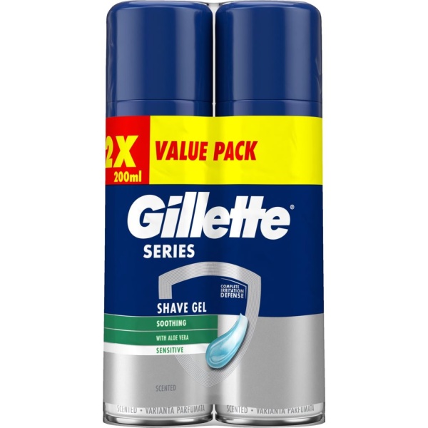 Gillette Sensitive Gel 2 x 200 ml