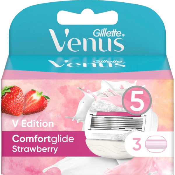 Gillette Venus Comfortglide Strawberry Rakblad 3 st