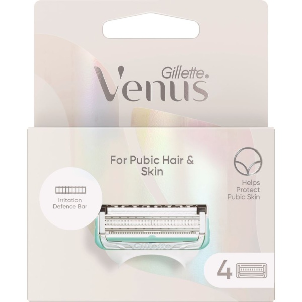 Gillette Venus Pubic Hair & Skin Rakbladsrefill 4 st
