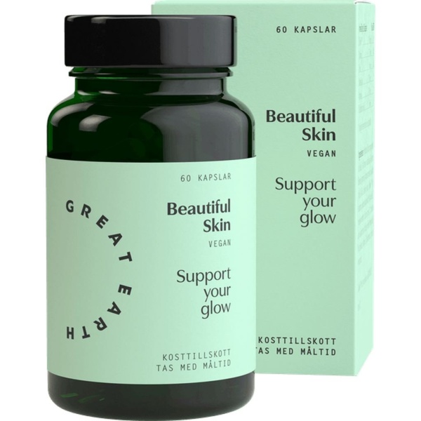 Great Earth Beautiful Skin 60 kapslar