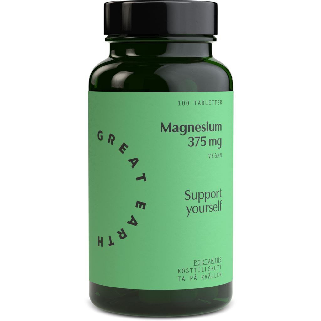 Great Earth Magnesium 375mg 100 tabletter