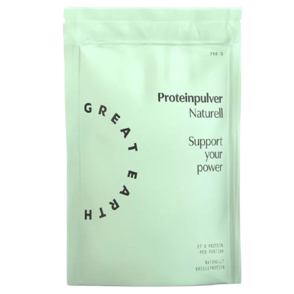 Great Earth Proteinpulver Naturell 750 g