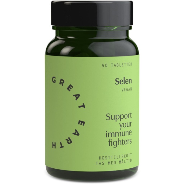 Great Earth Selen 100µg 90 tabletter