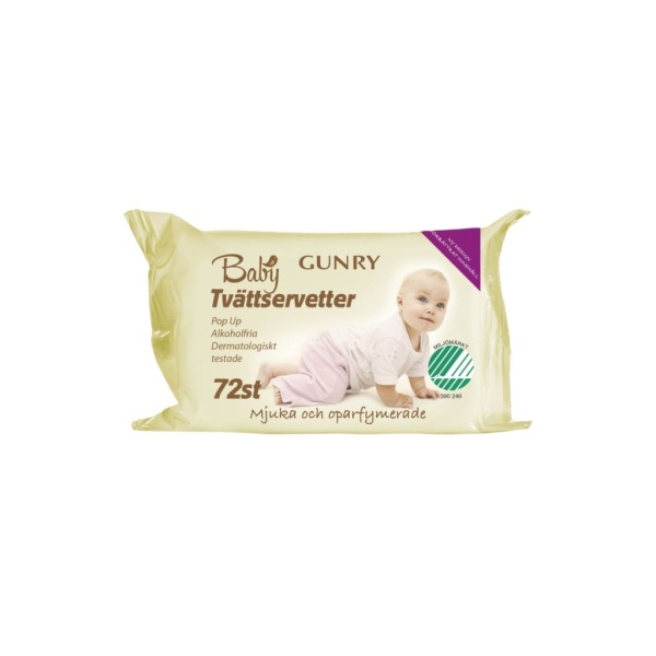 Gunry Baby Tvättservetter 72 st