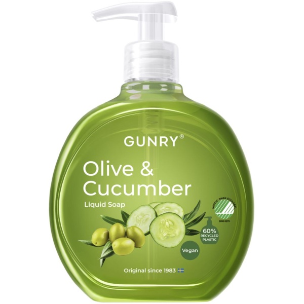 Gunry Green Originals Olive & Cucumber Liquid Hand Soap 400 ml