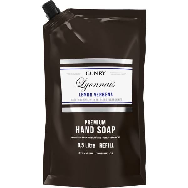 Gunry Lyonnais Lemon & Verbena Flytande Tvål Refill 500 ml
