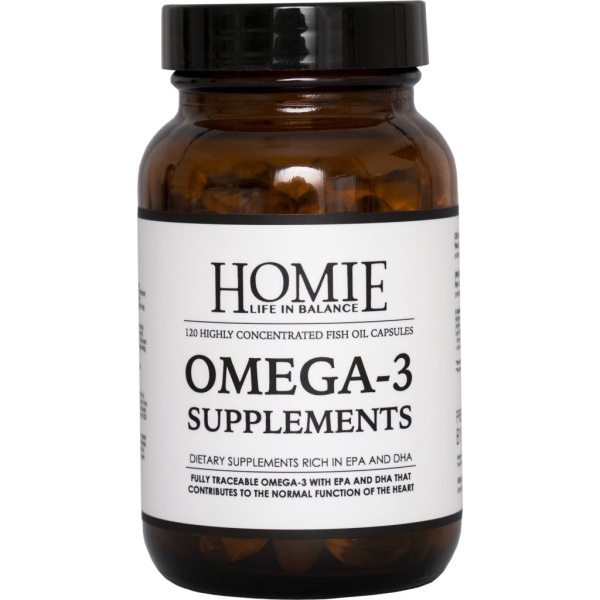 HOMIE Omega-3 Supplements 120 kapslar