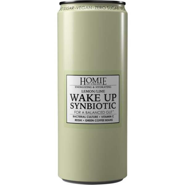 HOMIE Wake Up Synbiotic Lemon & Lime 330 ml
