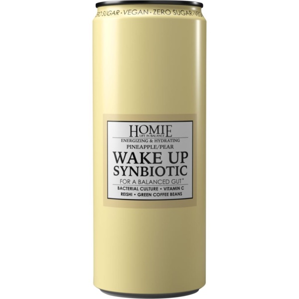 HOMIE Wake Up Synbiotic Pineapple & Pear 330 ml