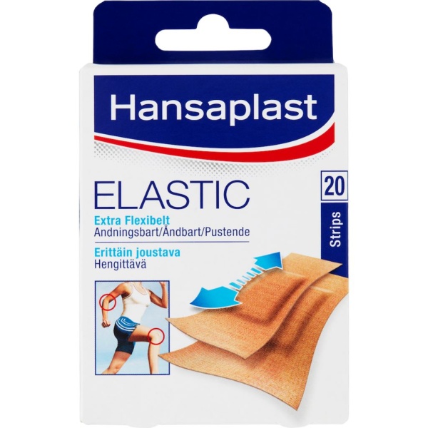 Hansaplast Elastic Extra Flexibelt Plåster 20 st