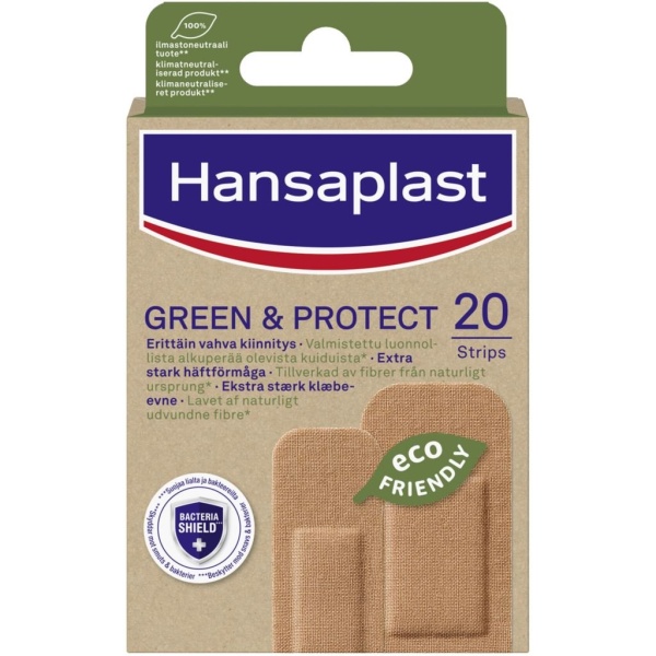 Hansaplast Green & Protect Strips 20 st