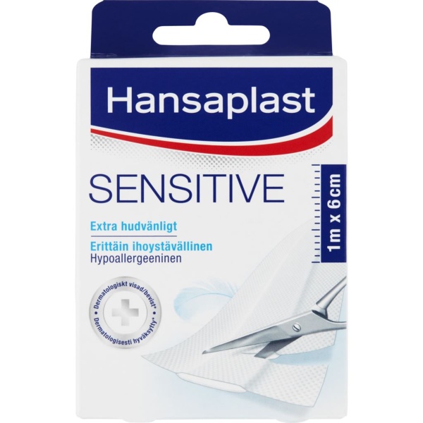 Hansaplast Sensitive Plåster 1 m x 6 cm