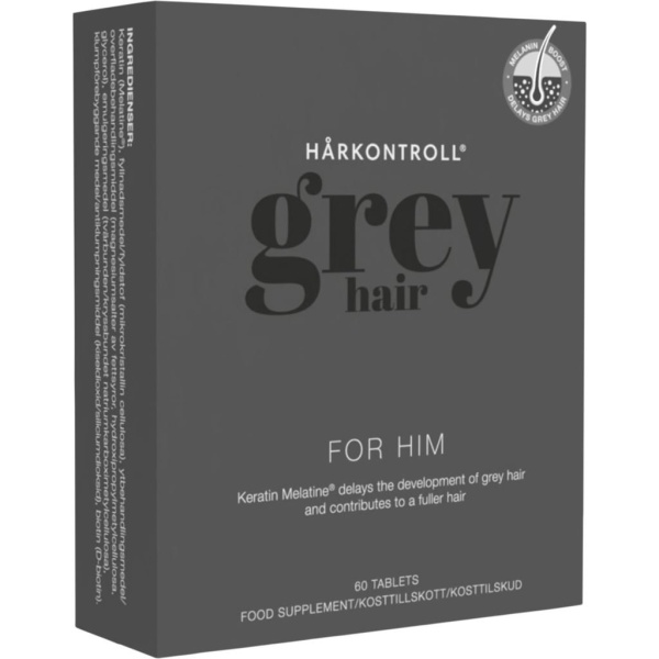 Hårkontroll Grey Hair For Him 60 tabletter