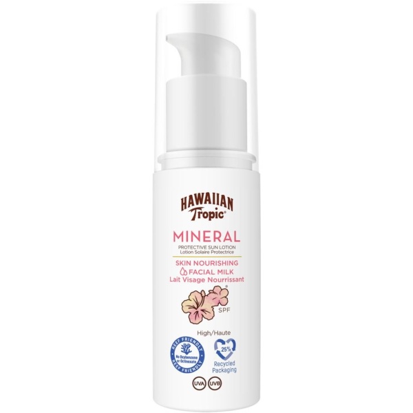 Hawaiian Tropic Mineral Sun Milk Face SPF30 50 ml