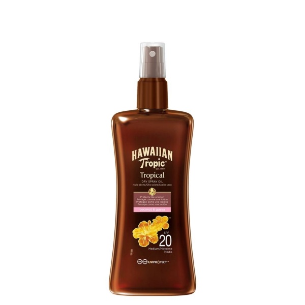 Hawaiian Tropic Protective Dry Spray Oil SPF20 200 ml