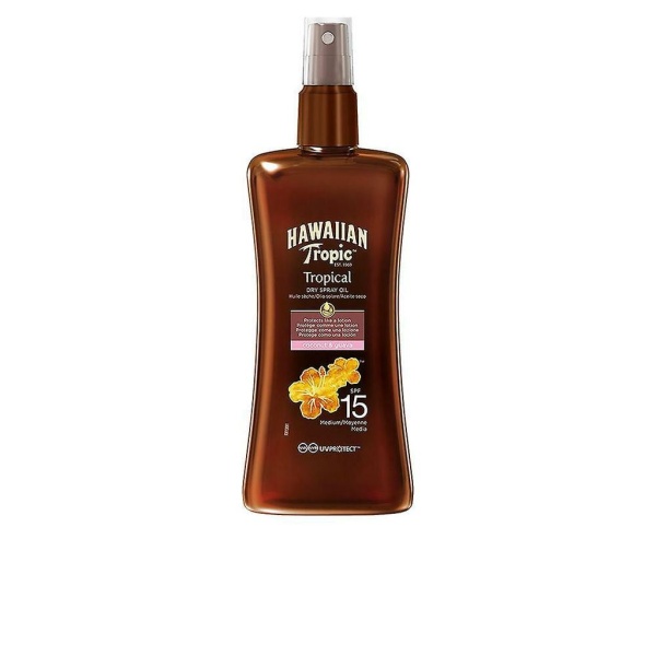 Hawaiian Tropic Protective Dry Spray Oil SPF15 200 ml
