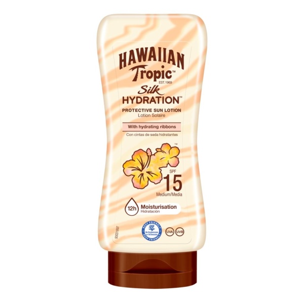 Hawaiian Tropic Silk Hydration Lotion SPF15 180 ml