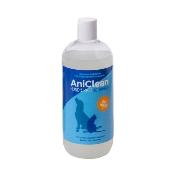 Healthy Pet Scandinavia AniClean Hund & Katt Schampo Oparfymerad 500 ml