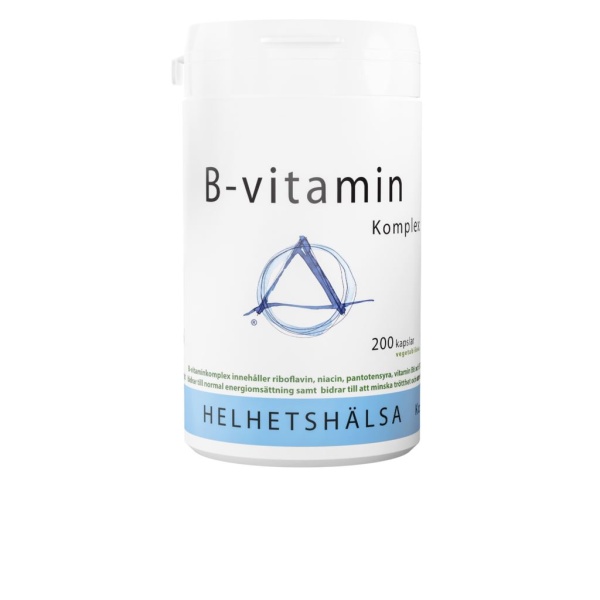 Helhetshälsa B-vitaminkomplex 200 kapslar