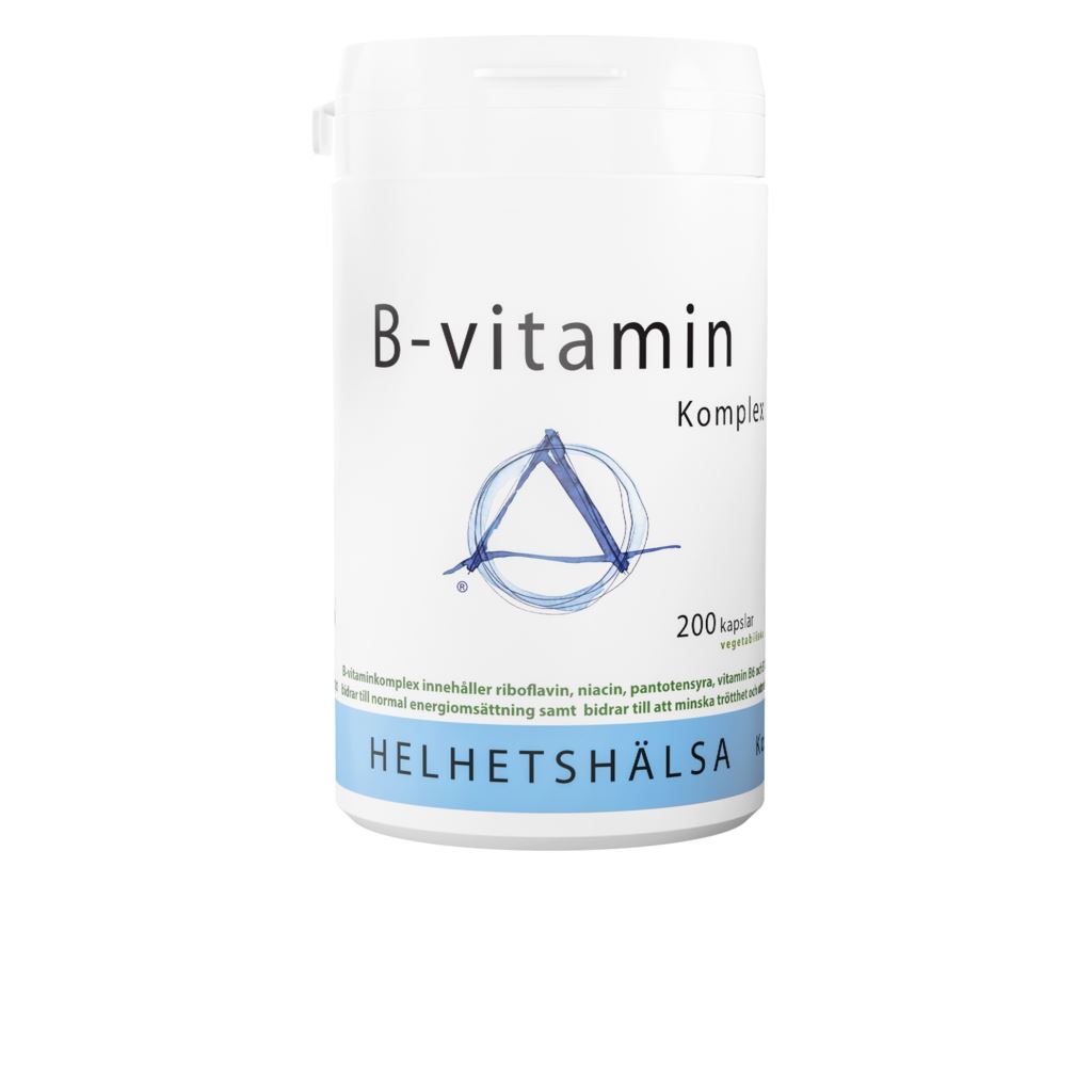 Helhetshälsa B-vitaminkomplex 200 kapslar