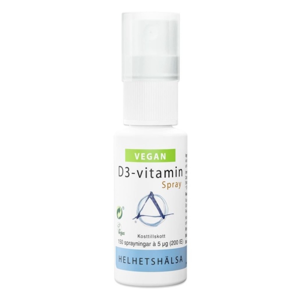 Helhetshälsa D3-vitamin 10 µg Spray Vegan 20 ml