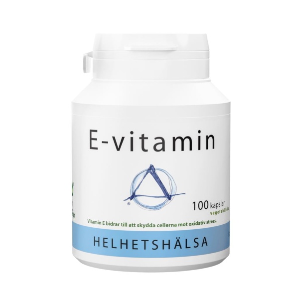 Helhetshälsa E-vitamin 100 kapslar