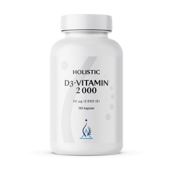 Holistic D3-vitamin 2000 180 kapslar