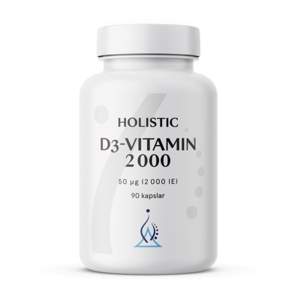 Holistic D3-vitamin 2000 90 kapslar