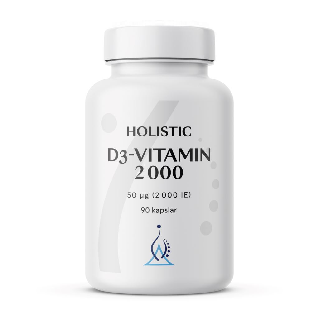 Holistic D3-vitamin 2000 90 kapslar