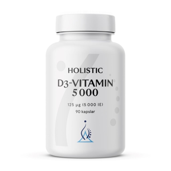 Holistic D3-vitamin 5000 90 kapslar