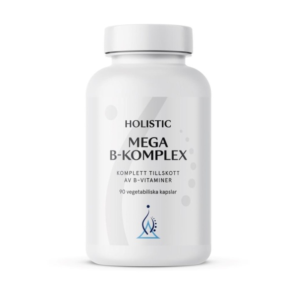 Holistic Mega B-komplex 90 kapslar