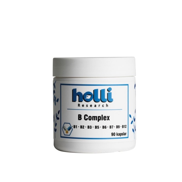 Holli Research Vitamin B-Complex 90 kapslar