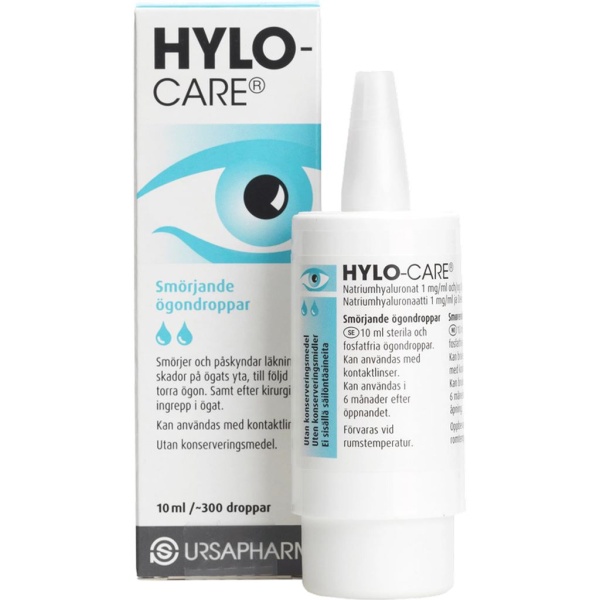 Hylo-Care Smörjande Ögondroppar 10 ml