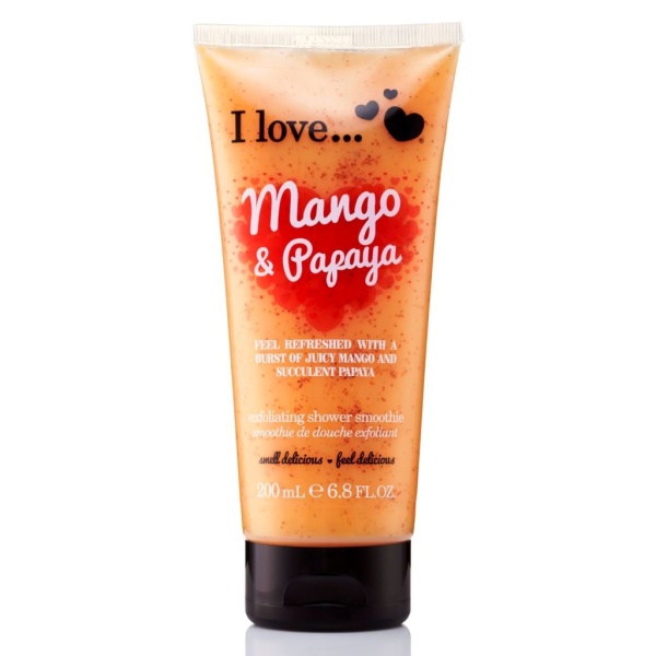 I Love Original Mango & Papaya Exfoliating Shower Smoothie 200 ml