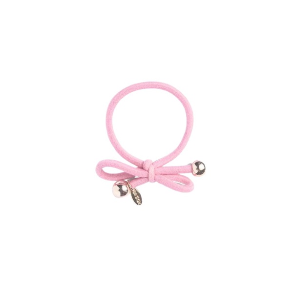 IA BON Hair Tie Light Pink Gold Bead 1 st