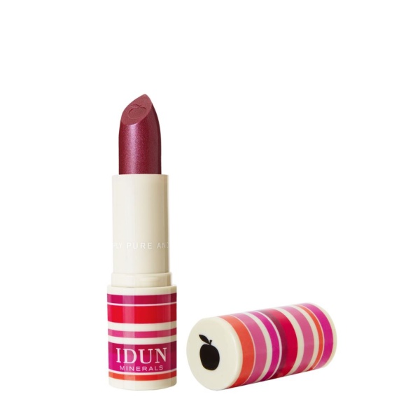 IDUN Minerals Creme Lipstick Sylvia Shimmering Plum 4 g