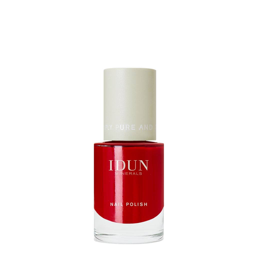 IDUN Minerals Nail Polish Rubin Red 11 ml