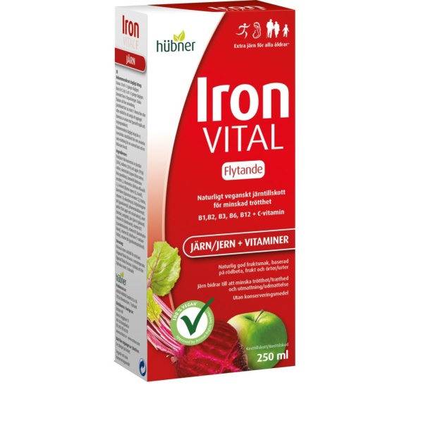 Iron Vital Flytande Järntillskott 250 ml