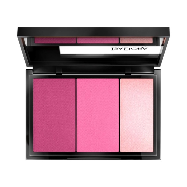 IsaDora Blush Trio 3-in-1 Palette 71 Blushed Fuchsia 12 g